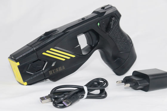 Beli HUSHA Rechargeable IP57 Waterproof 55KV Output Voltage Diarahkan Energi Senjata Pistol Stun untuk Penegak Hukum pembuatan online