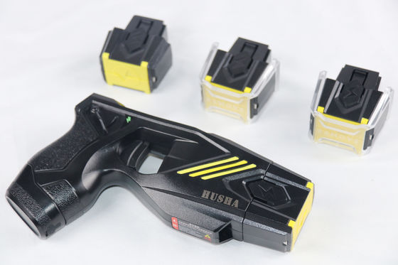 Beli HUSHA TX100P Waterproof IP57 Baterai isi ulang 55KV Output Voltage Led Energy Device Stun Gun pembuatan online