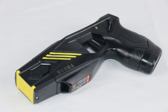 Beli HUSHA TX100P 55KV Tegangan Output IP57 Tahan Air Baterai Isi Ulang Stun Gun Senjata Energi Konduksi pembuatan online