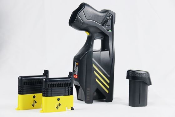 HUSHA TX200P Waterproof IP57 Stun Gun dengan Dual Cartridge dan Digital Display untuk Penegak Hukum