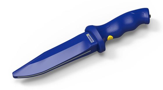 SK100 Polisi Electric Shock Knife dengan Baterai Arc Tegangan Tinggi dan Saklar Keamanan